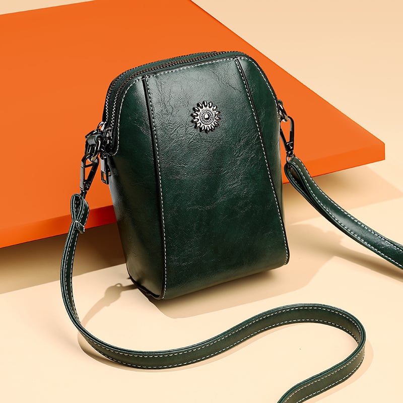 📢📢50% OFF !! 🔥 Women's soft leather mobile phone bag messenger bag