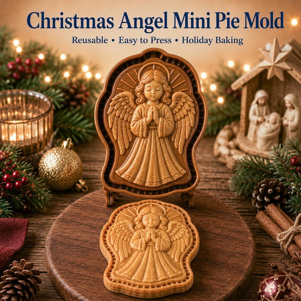 🔥HOT SALE 49% OFF🥧✨ Faith & Nativity Christmas Mini Pie Mold Collection