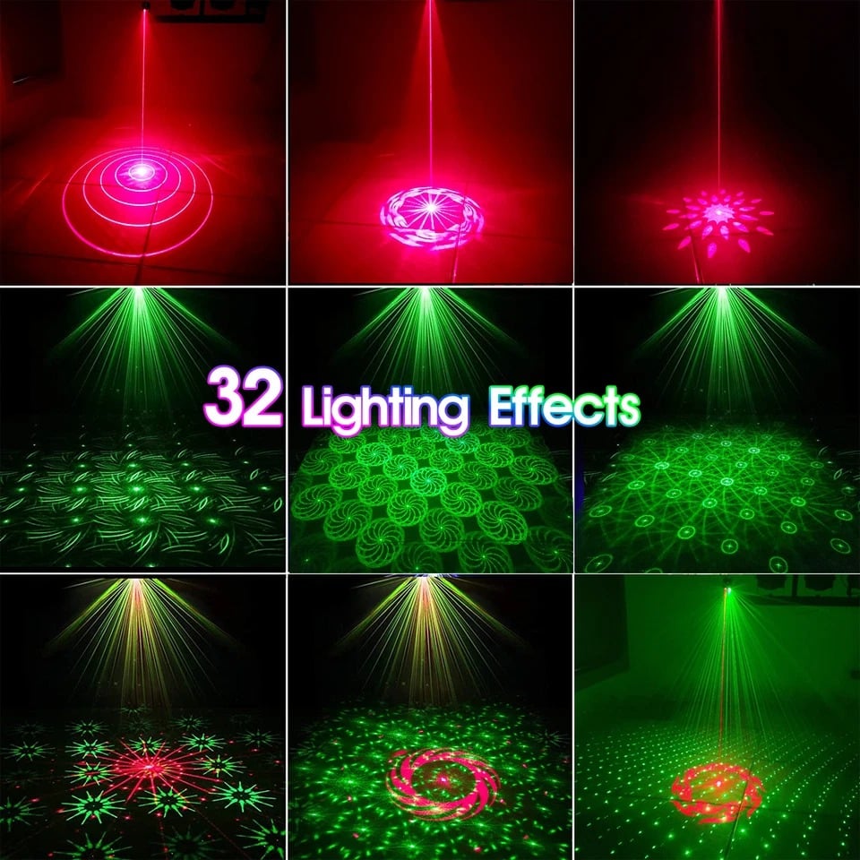 Portable Mini Portable Stage Lights - Rechargeable Disco Party Atmosphere Lights