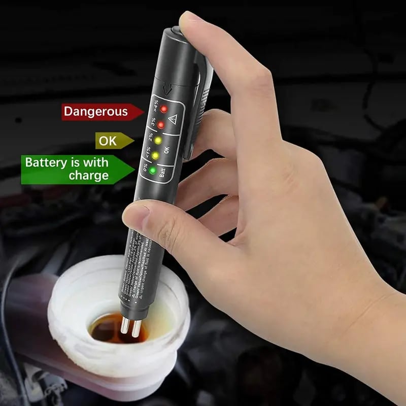 🚗 Portable Brake‐Fluid Tester Pen for DOT 3 / DOT 4 / DOT5