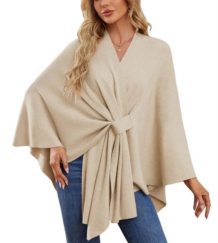 🔥Elegant Shawl Wraps Soft Open Front Poncho Shawl Wraps