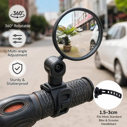 ✨Last Day 49% OFF - 2 Pcs Bike Mirror Handlebar Mount