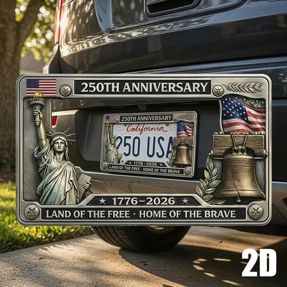 250th Anniversary Commemorative License Plate Frame