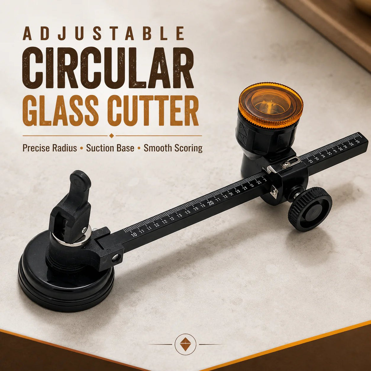 🔥Glass Circle Cutter Tool for Tiles and Ceramics with Adjustable Features, Cutting 300MM