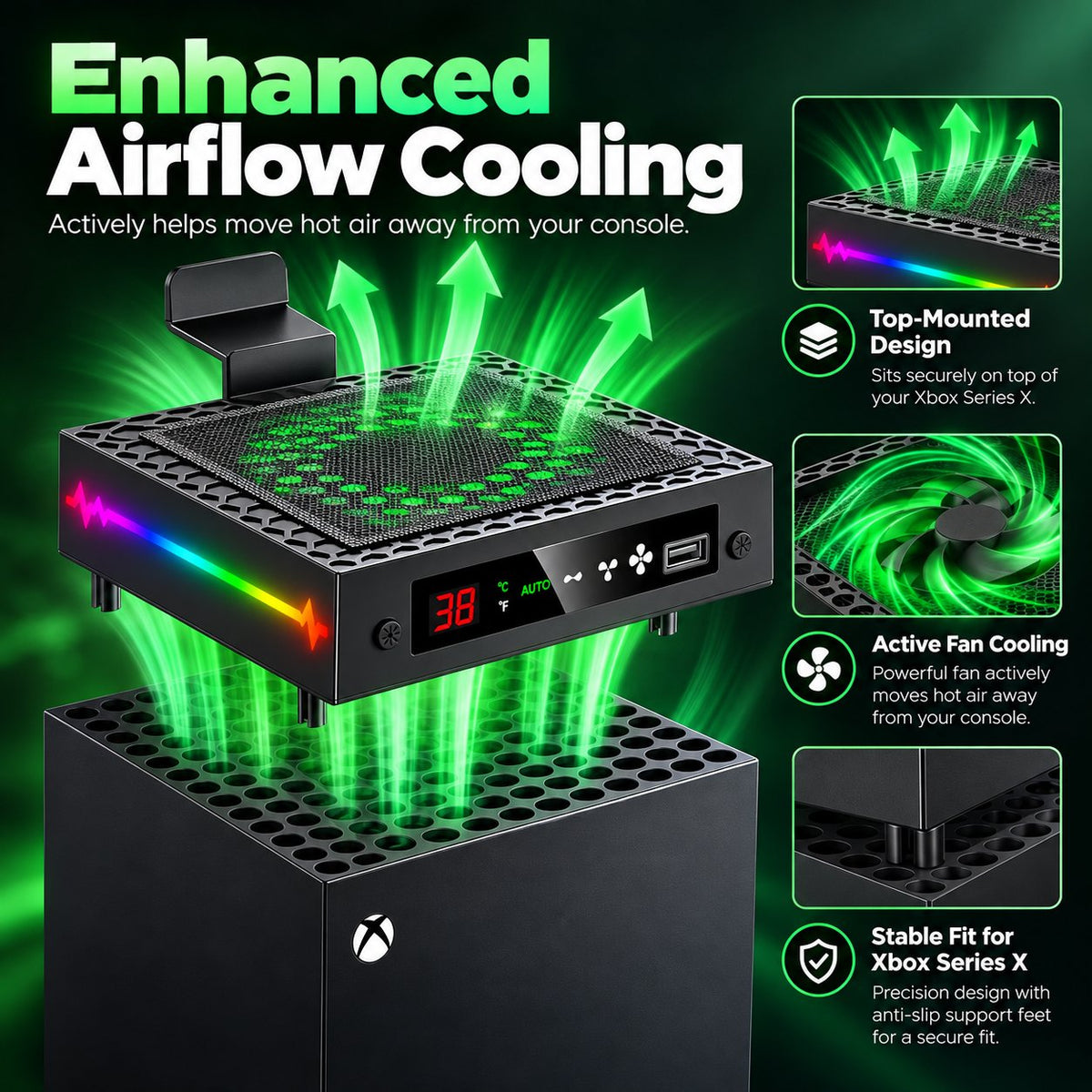🎮 Xbox Series X Cooling Stand
