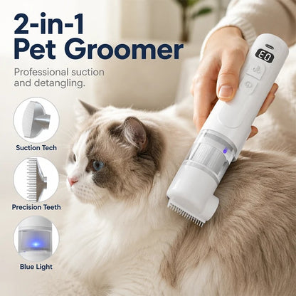 ⏰LIMITED TIME PRICE🔥Electric Pet Grooming Comb🐕Keep your furry friends away from mites, fleas and tangled fur!