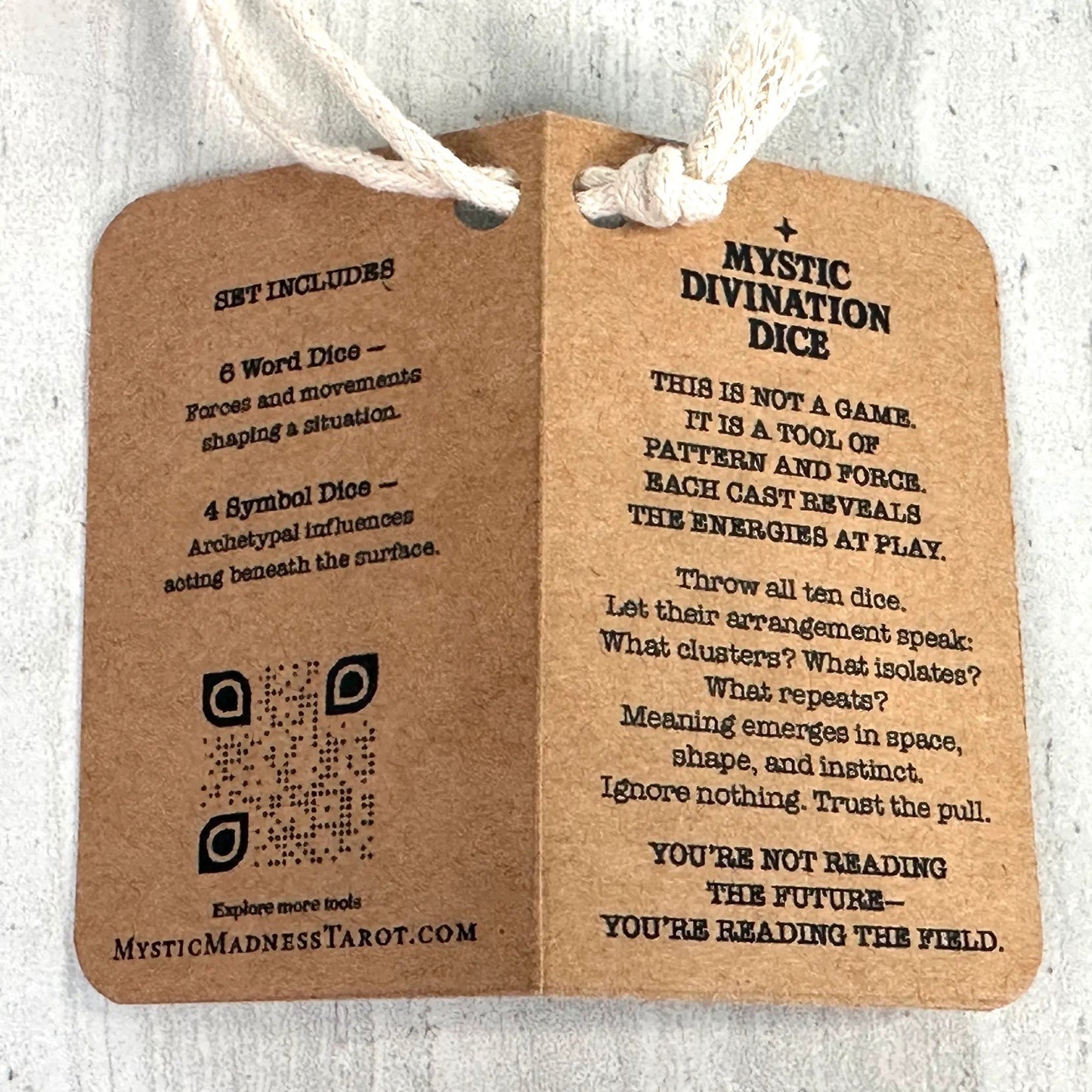 🔮🎲 Juego de dados de adivinación arcana – Caja de madera grabada, dados oraculares para rituales de tarot, amplificador de intuición artesanal