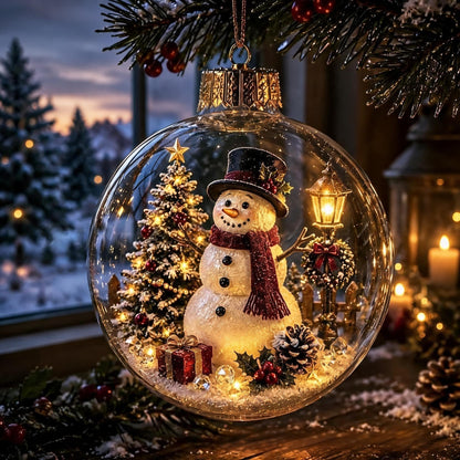 49% OFF This Week Promotions🎉🎉Glowing Christmas Diorama Ornament