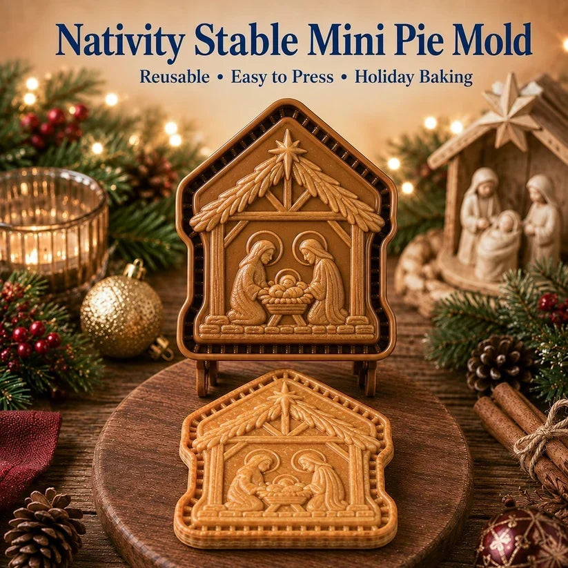 🔥HOT SALE 49% OFF🥧✨ Faith & Nativity Christmas Mini Pie Mold Collection