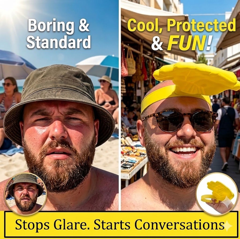 Fun 3D-Printed Hand-Shaped Sun Visor