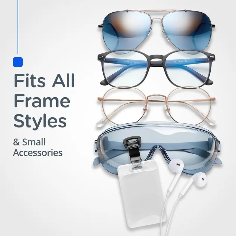 💥Buy 2 get 1 free 🔥Magnetic Eyeglass Holder Stainless Steel Glasses Clip for Shirts & Pockets