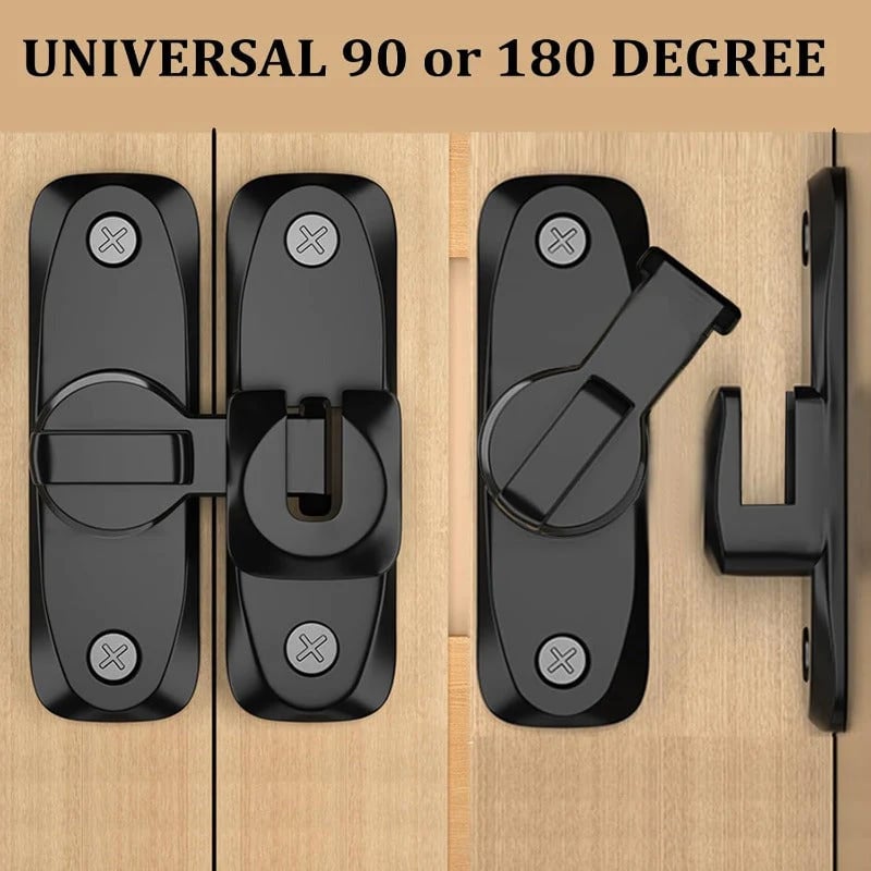 Multi-Angle Sliding Door Lock
