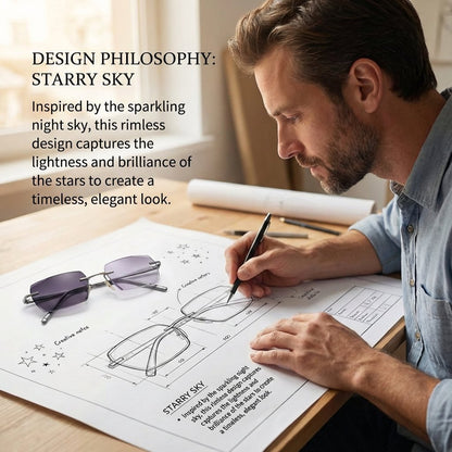[Co-Created by Designers]Gypsophila Smart Zoom and Color-Changing Reading Glasses