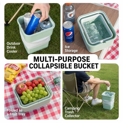 🚗Collapsible Car Trash Can with Hidden Trash Bag Storage