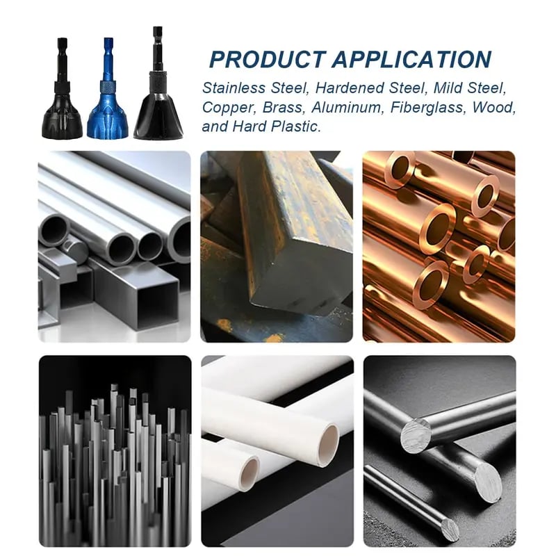 Herramienta de desbarbado exterior de chaflanes – Recortadora de bordes de carburo de tungsteno de 3 hojas