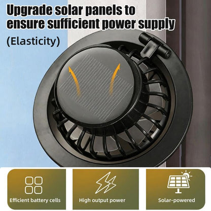 ☀️ OFERTA ESPECIAL 2026 Gorra de Refrigeración Profesional para Exteriores – Gorra con Ventilador de Energía Dual Solar + USB con Protección Solar UPF 50+