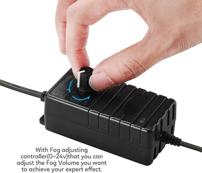 🏆2026 Halloween Hot Sale⚡🎃🔥12 LED light Ultrasonic Mist Maker Fogger