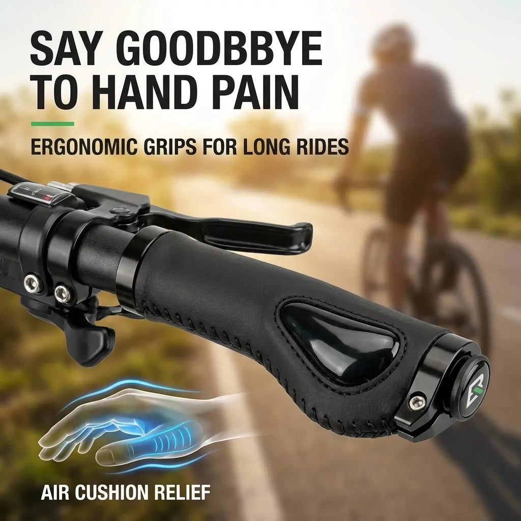 Premium Ergonomic Bike Grips – Say Goodbye to Hand Pain and Numbness