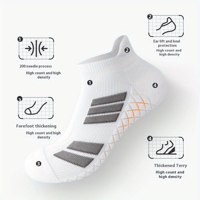 💯10-Pack Unisex Low-Cut No-Show Sports Socks