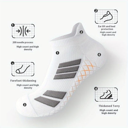 💯10-Pack Unisex Low-Cut No-Show Sports Socks