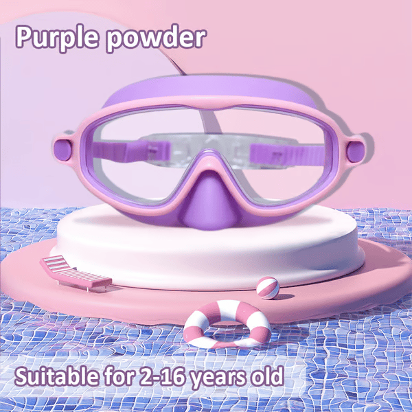🏊‍♀️Último día, 2x1 en la compra de gafas de natación HD infantiles con marco grande, impermeables y antivaho.🏊‍♀️