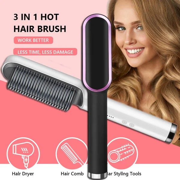 💖49% OFF💖-Negative Ion Hair Straightener Styling Comb