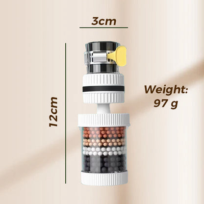 💧 6-Layer Faucet Water Filter 360° Rotating Splash-Free