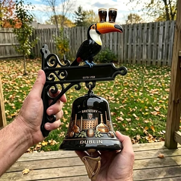 🔥HOT SALE 49% OFF🎉🍺Vintage Celtic Toucan Wall Bell – Classic Tavern Decor For Entry & Home Bar