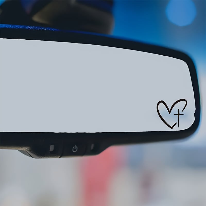 Christian Rearview Mirror Decal