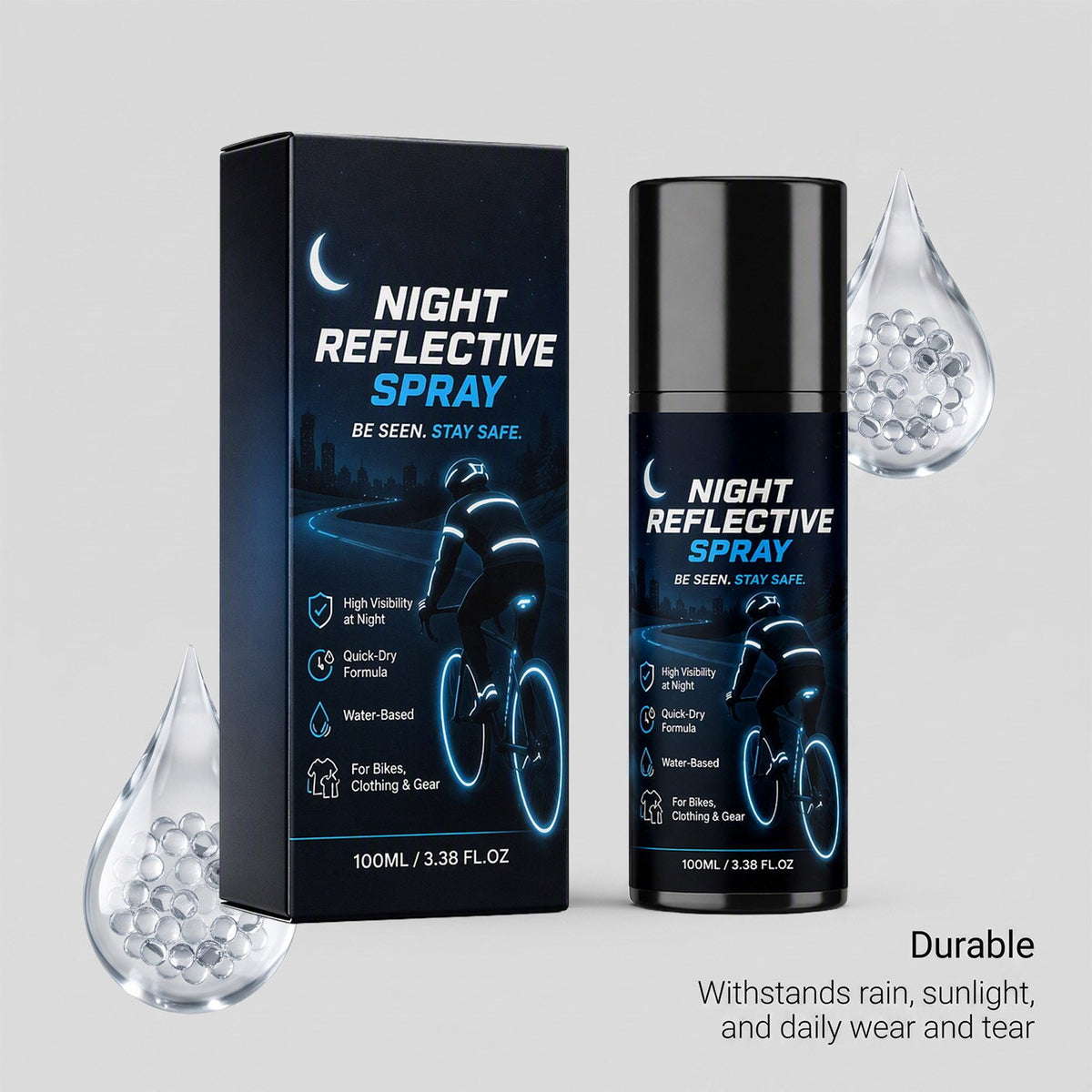 🌙Night Reflective Spray ✨Quick‑Dry Reflective Marking Spray for Night Outdoor Activities