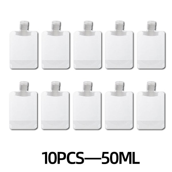 🌷🔥LAST DAY SALE 50% OFF - Portable Travel Fluid Makeup Packing Bag(10 Pcs）