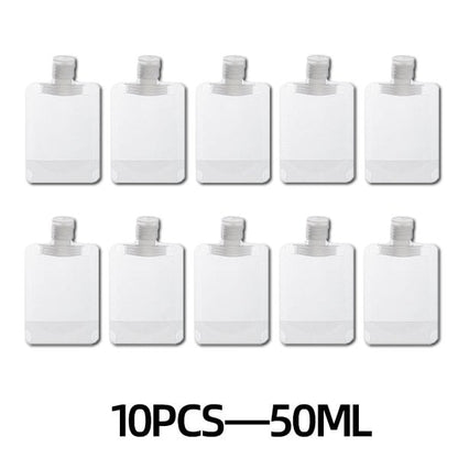 🌷🔥LAST DAY SALE 50% OFF - Portable Travel Fluid Makeup Packing Bag(10 Pcs）