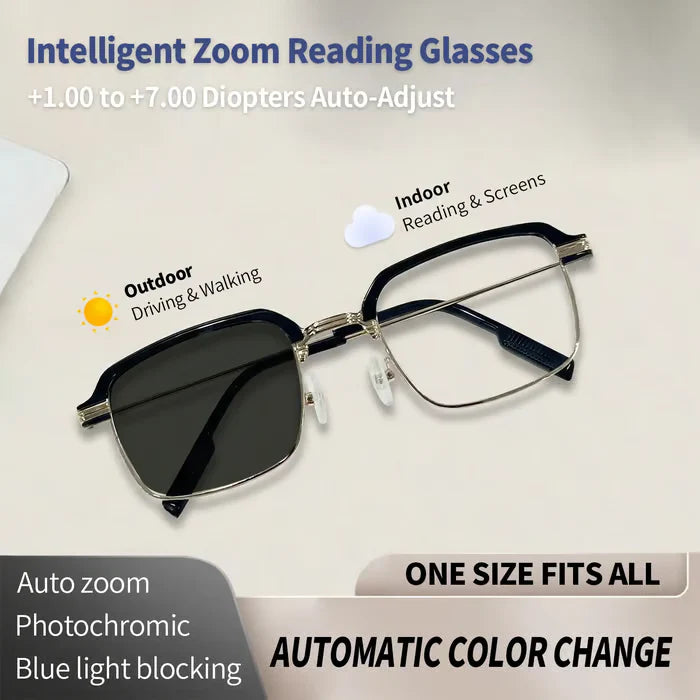 👓✨ Auto-Adjusting HD Reading Glasses（💥Buy 3 Get 1 Free 🛒Free Shipping）