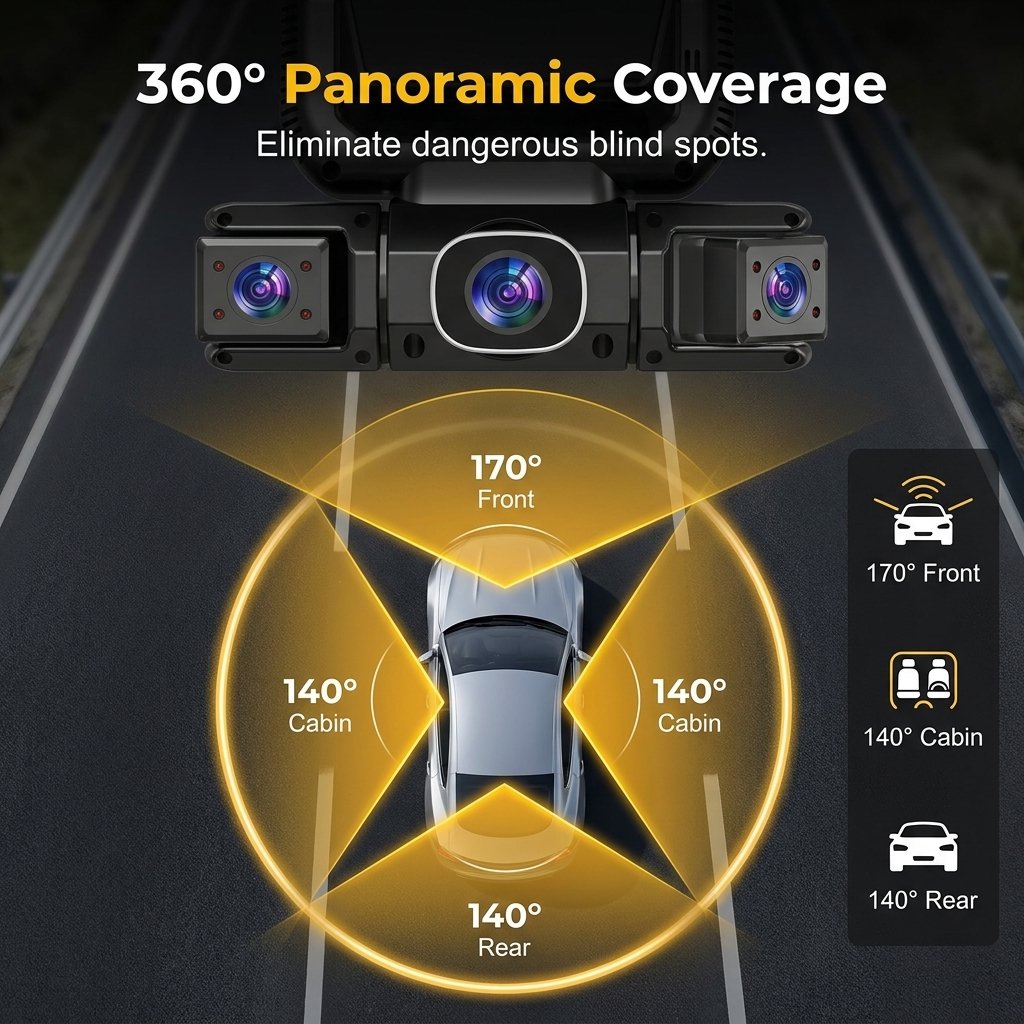 💯🔥49% Off🔥360° Car Dash Cam