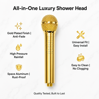 Shower microphone