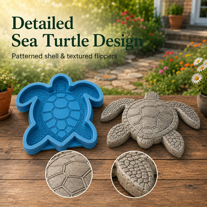 🌊 Reusable Ocean Theme Garden Art Mold – Make Your Garden Truly One of a Kind (📦Buy 2 Free Shipping)
