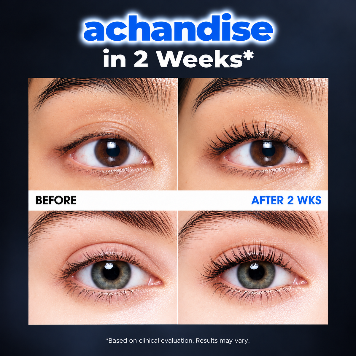 Eyelash base natural three-dimensional eyelash care solution