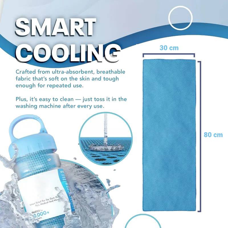 🎉BUY 1 GET 1 FREE🌞Cooling Bottle - Cold Sweat Towel You Can Use Anywhere, Anytime! Reusable Soft Absorbent Cooling Portable