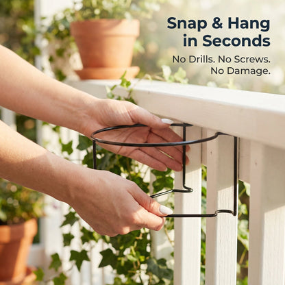 Floating Railing Hanging Pot Holder
