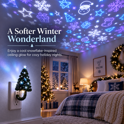 【 Limited 5% discount🎄& Free Shipping🎁】Christmas Tree Projector Night Light✨