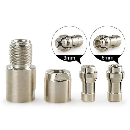 ⚙️Angle Grinder Conversion Kit 🔧 3mm/6mm Dual Collet – 100-type angle grinder Adapter for Carving & Polishing