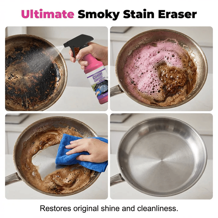 🔥 Non-Toxic Grill Cleaner - No Scrubbing, Cuts Grease In Seconds💧