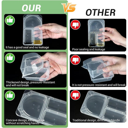 40  sets Reusable Snack Containers