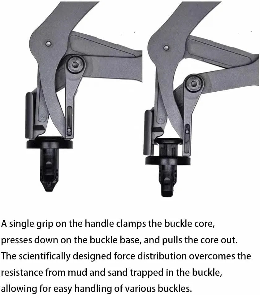 Car Clip Pliers & Trim Removal Tool, Spring-Loaded Fastener Rivet Remover for Auto Door Panels