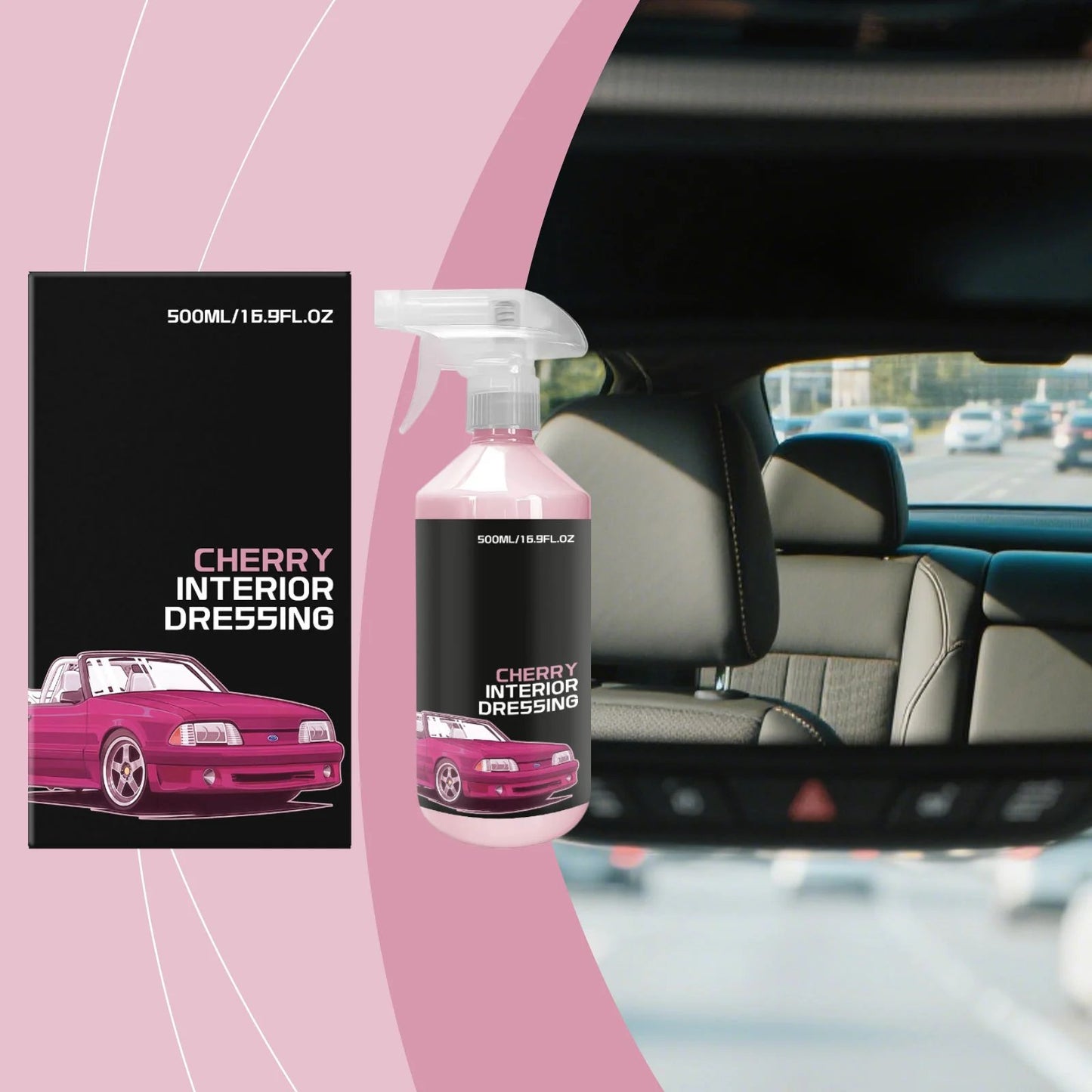 Aerosol limpiador multisup erficie para interiores de coche