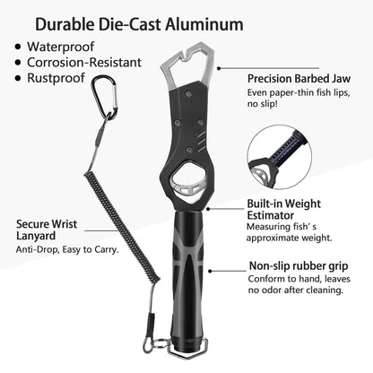 🔥Special Price💥Heavy-Duty Fish Gripper with Scale