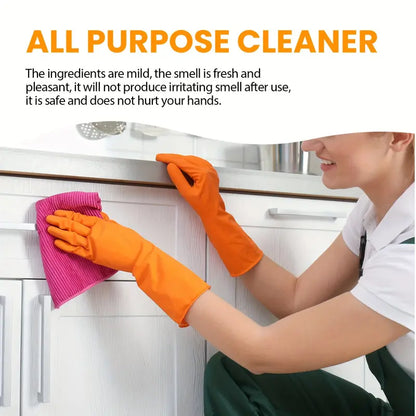 Kitchen Spray Cleaner & Degreaser - Antibacterial Lemon Scented Quick Grease Removal