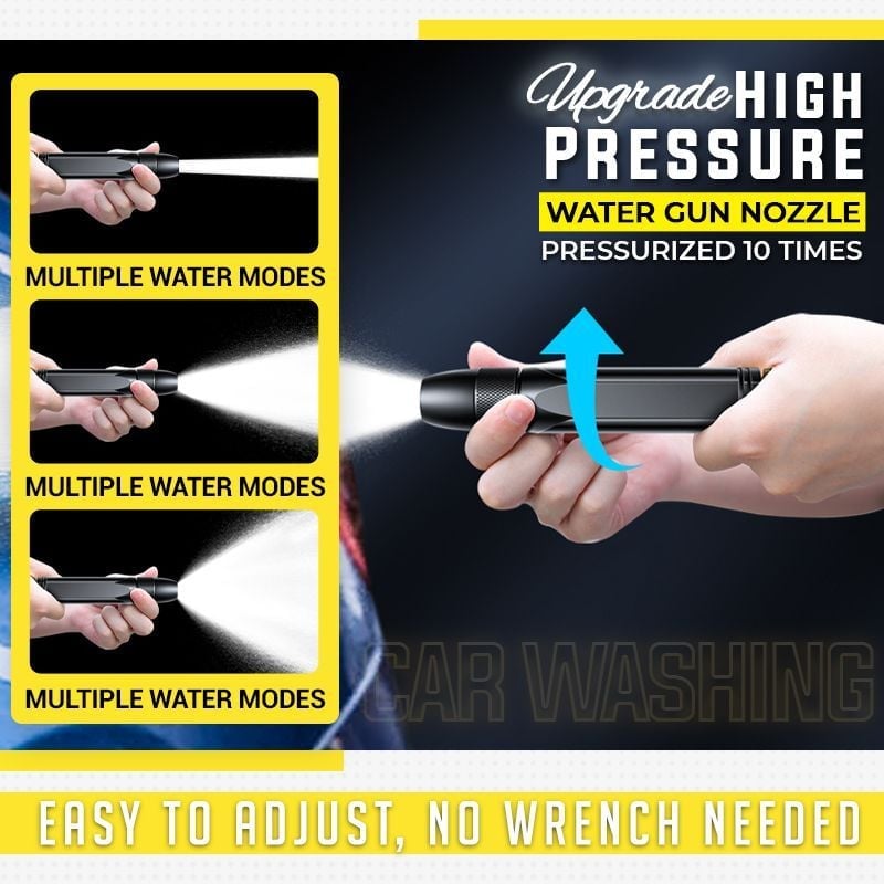 🚀Ultra-Durable High-Pressure Heavy Duty Adjustable Twist Hose Nozzle Jet Sweeper Nozzle🔥💦