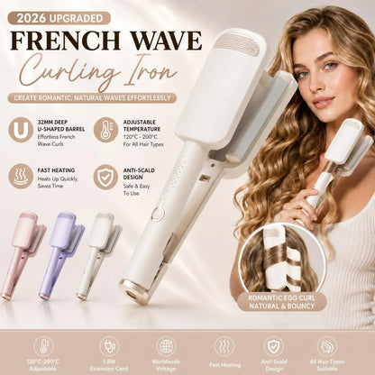 🎁2026 New Arrivals 50% OFF💥Wavy Curling Iron – Salon shine & heat protection