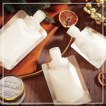 🌷🔥LAST DAY SALE 50% OFF - Portable Travel Fluid Makeup Packing Bag(10 Pcs）